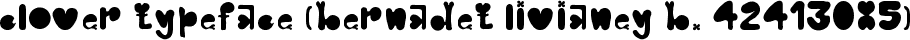 clover typeface